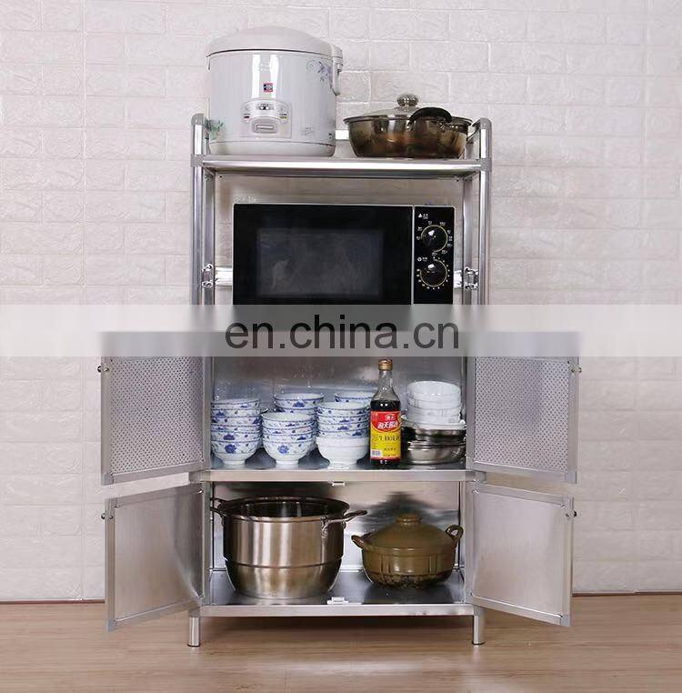 Custom Aluminium/Stainless Steel Modular Kitchen Cabinets Design Modern Kitchen Pantry Cabinet