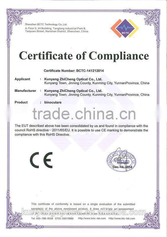 Good quality 8X36 super zoom binoculars with travel binoculars