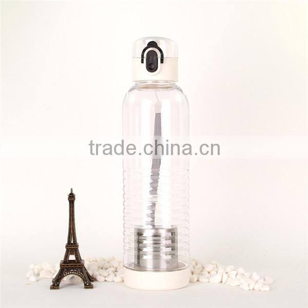 2015 Newly eco-friendly fashionable water bottle, 600ml made in China camping plastic water bottles