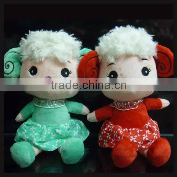 cute sheep plush toys doll for children