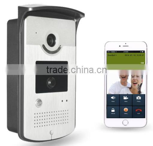 Network WIFI ip video doorbell for home security, with HD camera motion sensor night vision