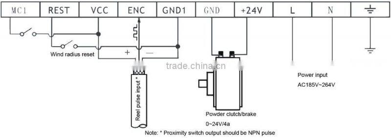2016 High Quality Taper Tension Controller for rewind and unwind