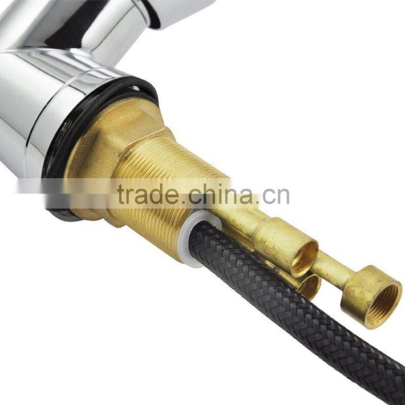 New arrival Luxury Chrome Kitchen Sink Pull Out Spray Faucet Basin Swivel Spout Mixer Tap