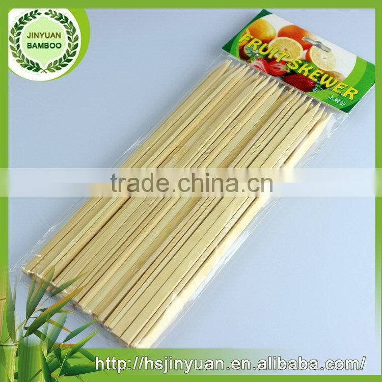 Natural healthy good quality bulk wholesale bamboo skewer flat