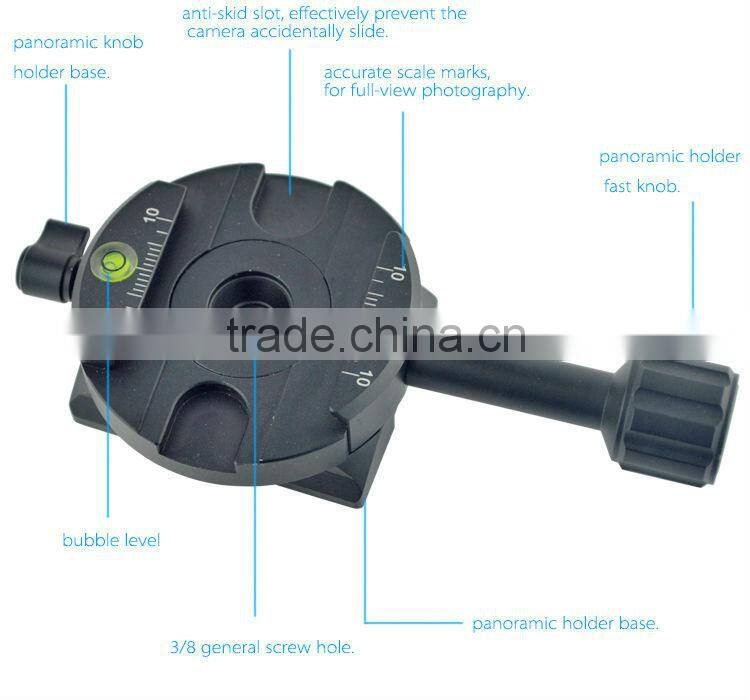 2016 new business photographic apparatus' accessories DSLR quick release plate Panoramic head Conversion Block