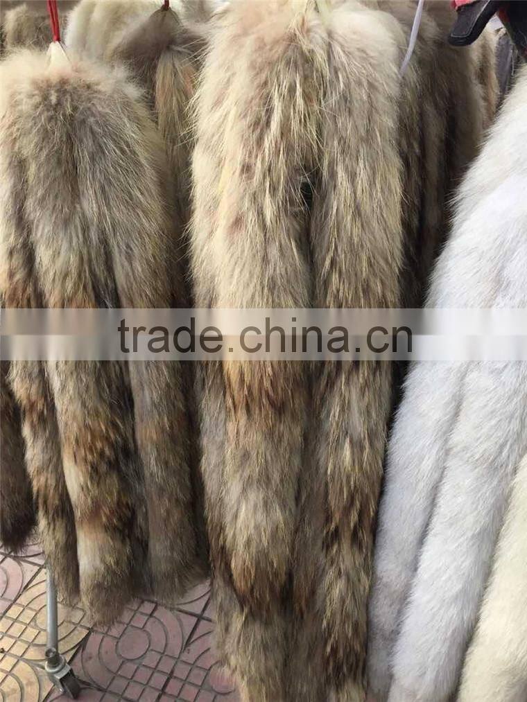 Best Quality 100/100 Genuine Real Raccoon Fur Strip For Garment Shoes