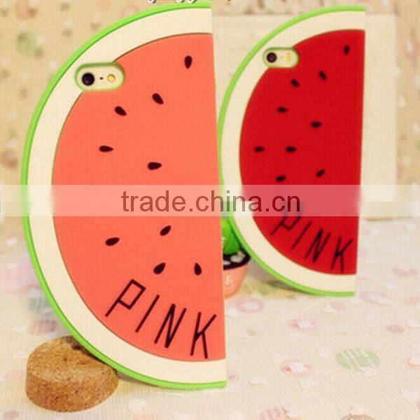 Fashion Cute Silicone Watermelon Cellphone Cases For iPhone 4S 5S Cases