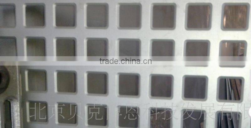 shot aluminum plate