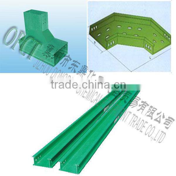 High quality FRP/GRP cable tray/fireproof cable tray