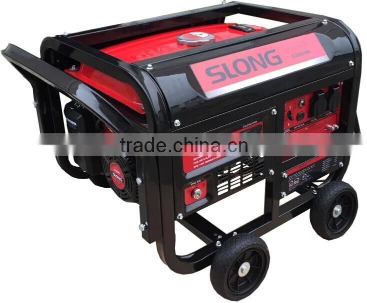 3kw portable gasoline generator with wheels and handles