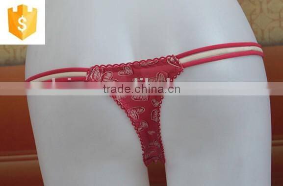 Sexy oem hot pink ladies bikini ,sex thong photo for ladies