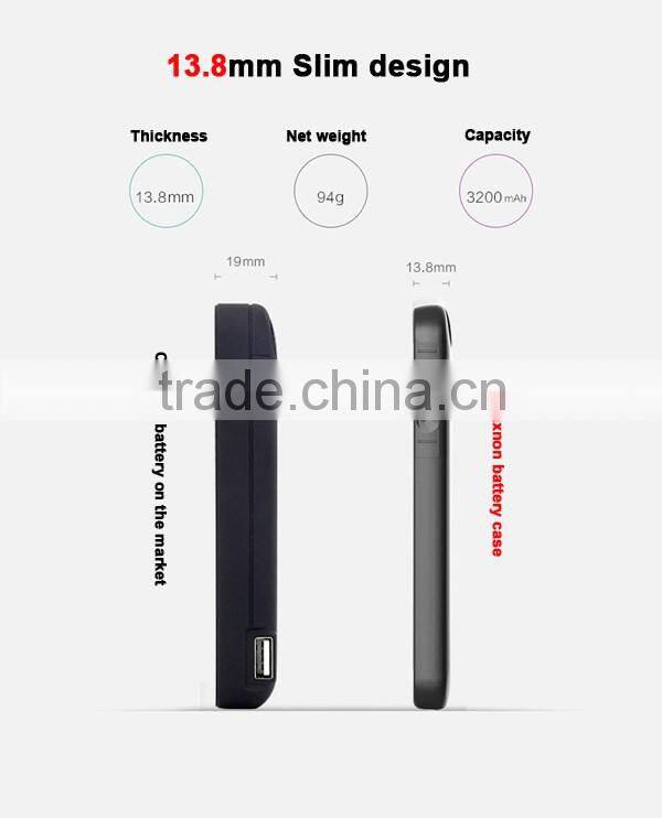 Customized design battery case for iphone 6