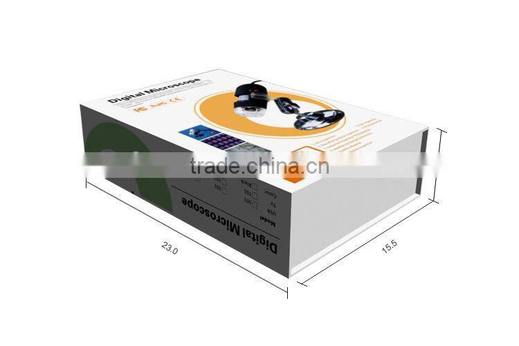 400X USB Digital Microscope 8 LED Magnifier Camera for qc skin industrial jewellery biological