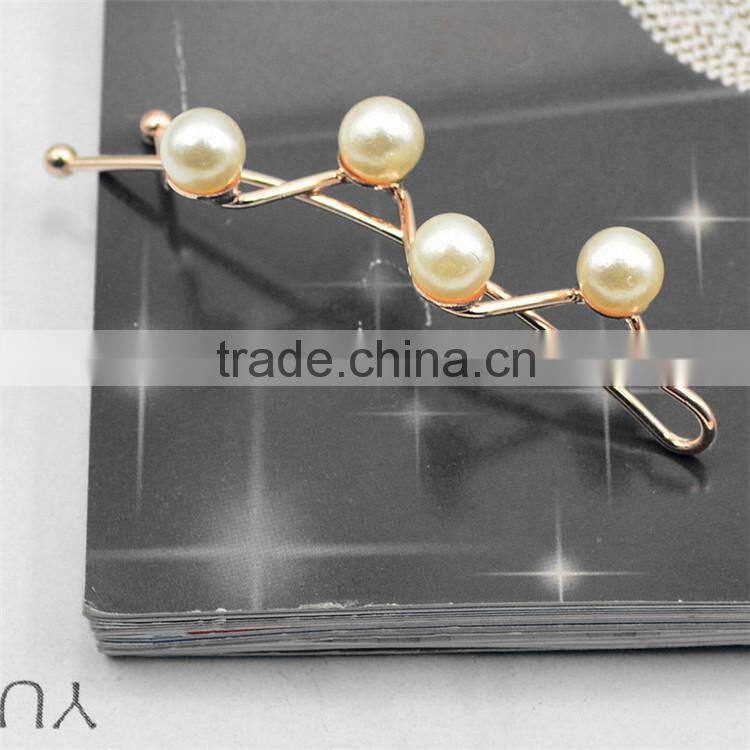 Hot Sale Fashion Hair Clip Pearl Hair Pin for Women