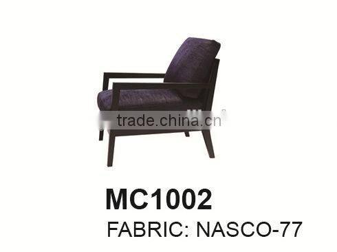 2015 new model contemporary fabric lounge chair MC1002 with shunde foshan