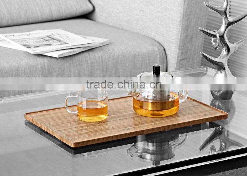 Samamoko Chinese Tranditional bamboo tea serving tray