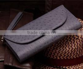 Top Branded and High Quality design real ostrich skin handbag