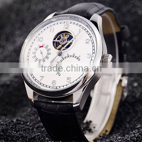 Yangbin mechanical gold plated 100m water resistant watch
