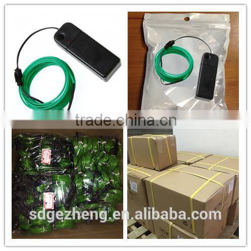 Hot sale electroluminescent wire for halloween and christmas decoration
