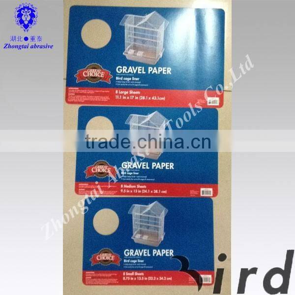 pet birds cage accessories gravel paper