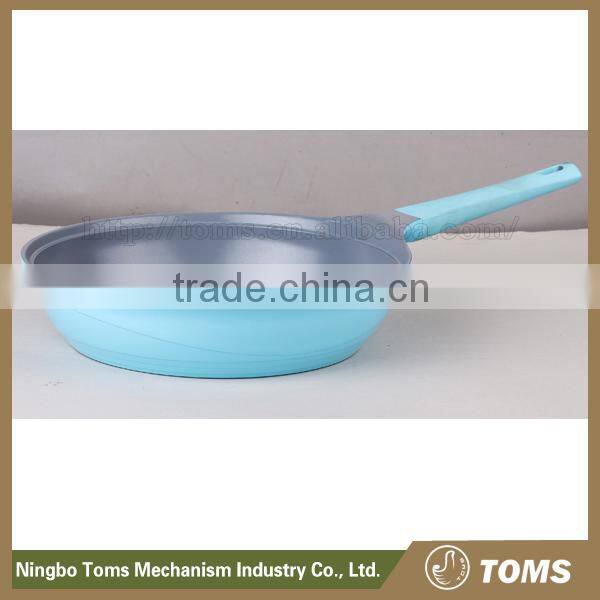 New style AL Die Cast 28cm aluminum non-stick coating animal frying pan
