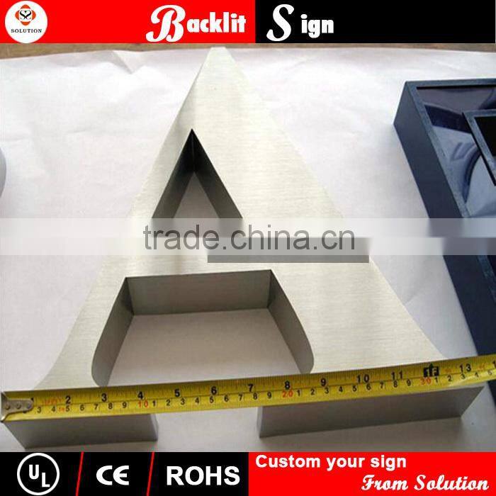 Decoration outdoor signs channel letters