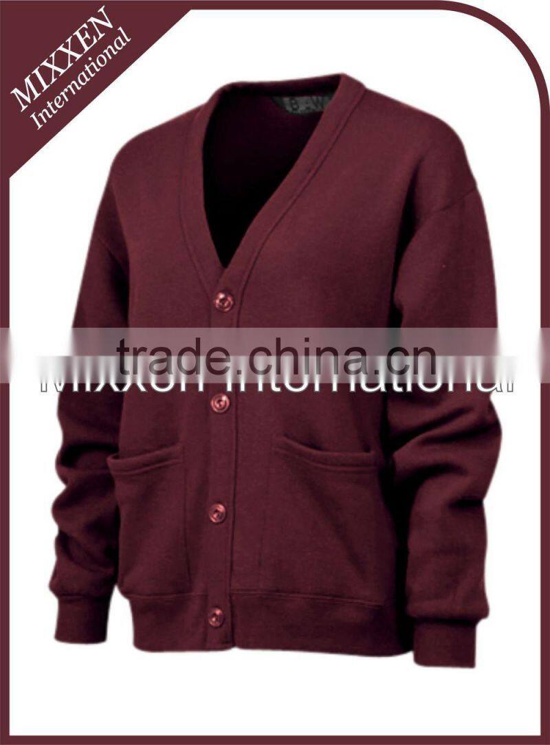 Plain Women Cardigan.pink