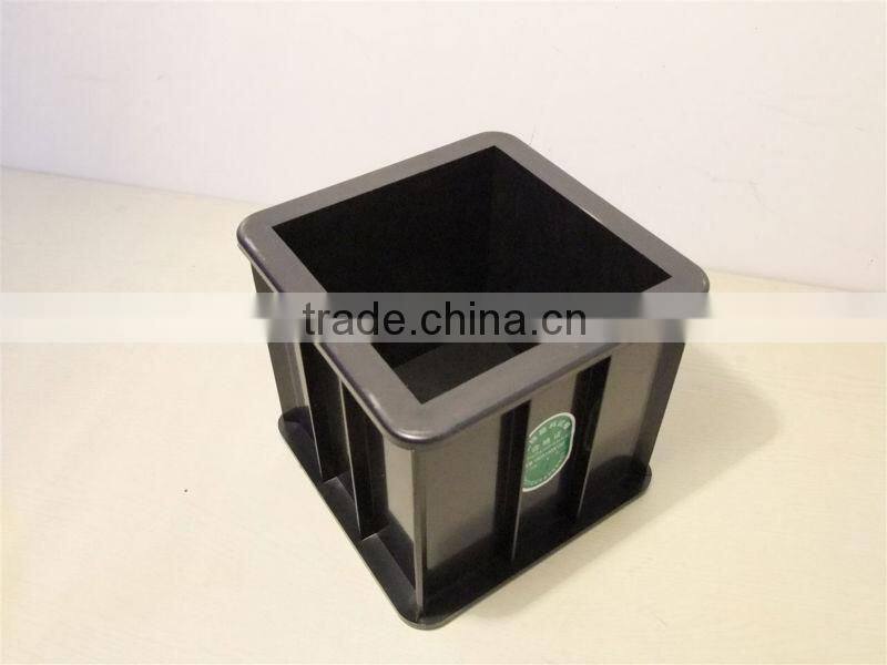 100*100*100 mm Plastic Concrete Cube Test Mould / ABS Concrete Cube Mould