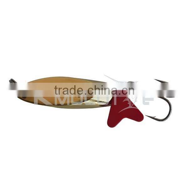 Kmucutie spoon lure 10g stainless steel material metal blade for bass fishing