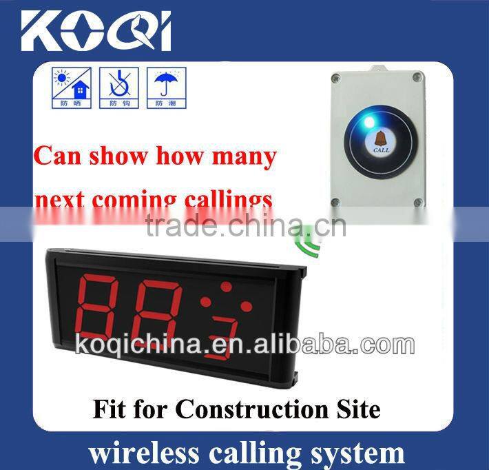 Construction Site call system long range pager service