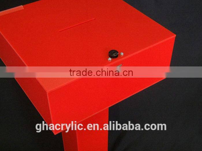 Modern customized acrylic box with lock,high quality boxes