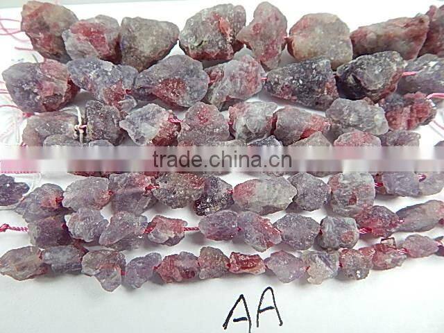 A grade 40g red tourmaline rough nugget natural tourmaline stone