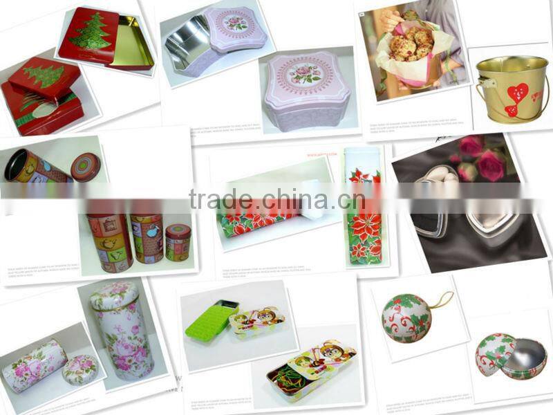 Round Wax Tin Box,Tinplate with CMYK Printing