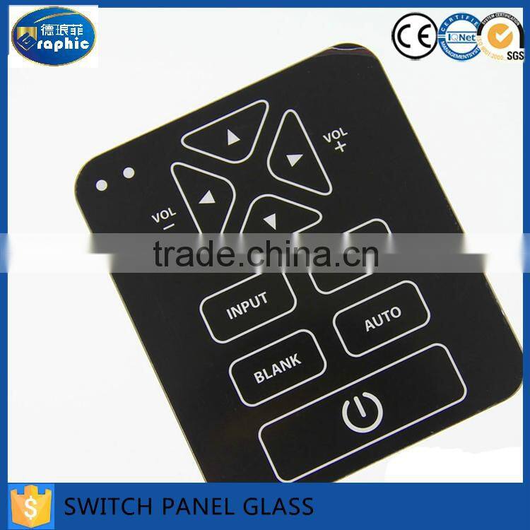 2016 CNC custom clear Glass for Panels used for electronic product