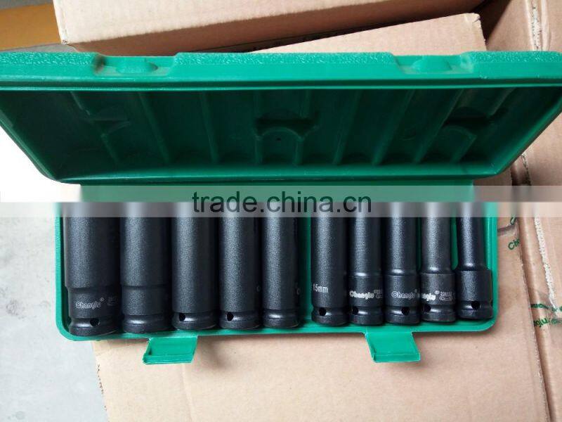 Cr-V 10pcs air impact socket sets for sale