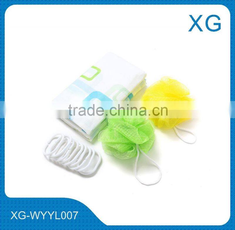 Aluminium bathroom shower curtain rod/Extension telescopic shower curtain pole