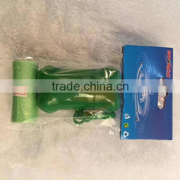 warm color scented dog waste bag and dispenser