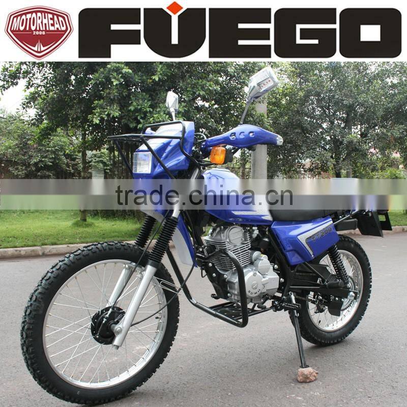 Cheap Enduro Dirt Bikes 200cc 250cc With Knobby Tires Silence Exhaust Muffler Number Plates Motorcycles