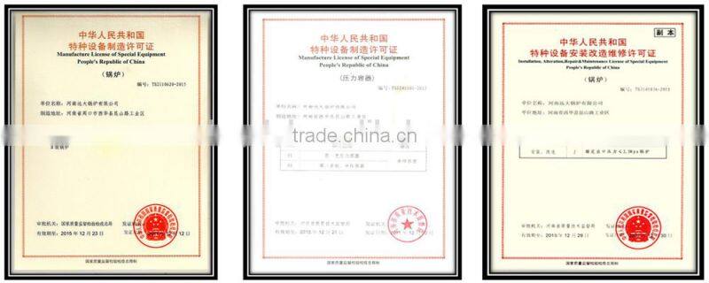 6ton Coal Fired Hot Water Boiler or Steam Boiler