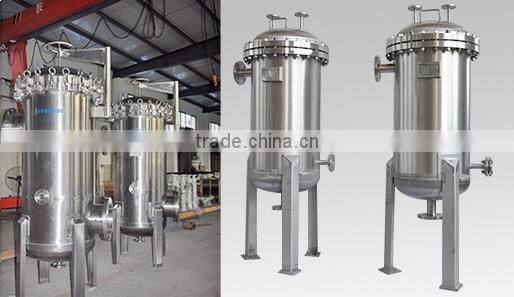 Stainless steel cartridge filter cartridge for water purification systems