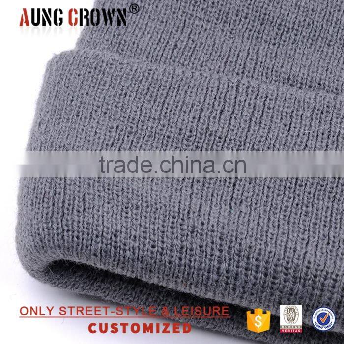 Hot Sale 100%Acrylic Striped Beanies Hat