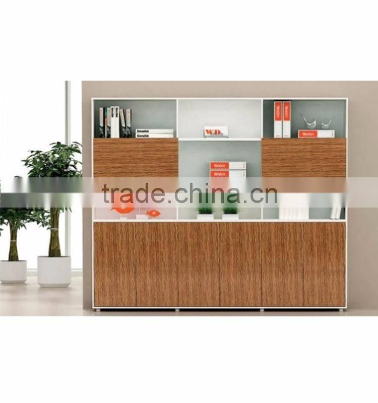 Modern boss office furniture bookcase /file cabinets with locked doors