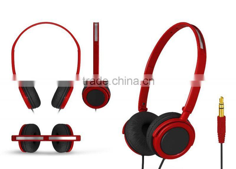 Cartoon Headphone High Mega Bass Headset with logo 3.5mm Connectors