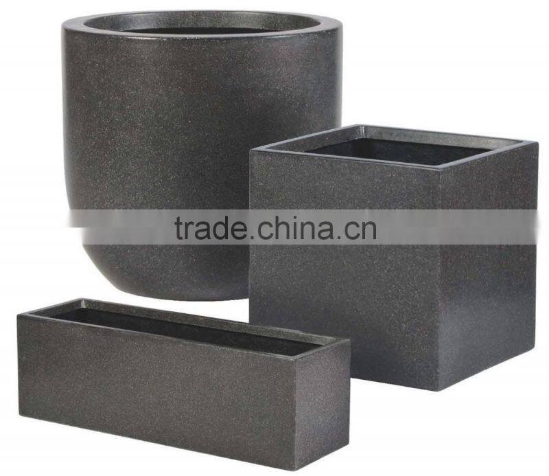 Fiber terrazzo pots - Handmade - Made in Vietnam