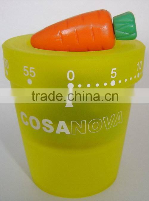 China mechanical kitchen bucket with pepper shape timer