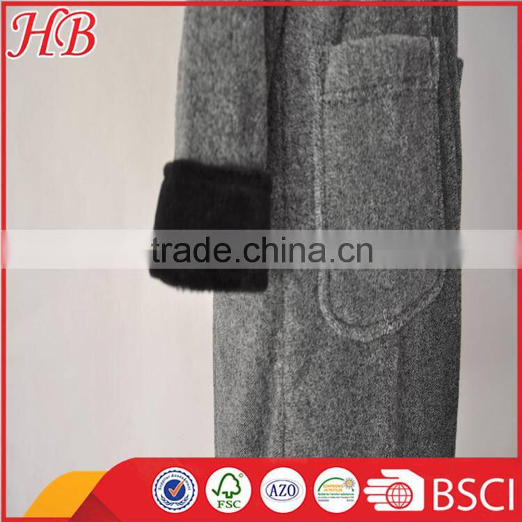 coral fleece zip bathrobe