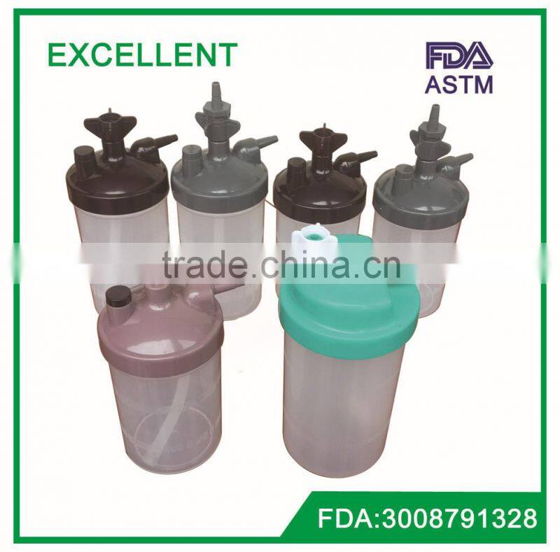 oxygen concentrator Bubble Humidifier Bottle with 6 psi alarm/Bubble Humidifier