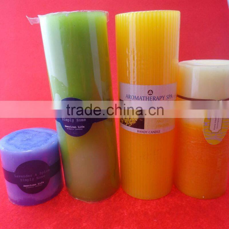 Wholesale Fragranced pilalr candle/ pillar candle/ scented candle