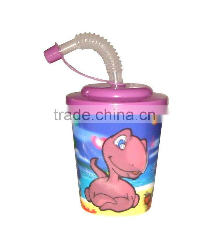 Pet 3d lenticular cup with lid