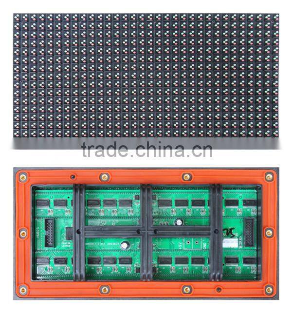 Alibaba Express Outdoor Indoor P10 Single Red Color LED Moving Sign Display